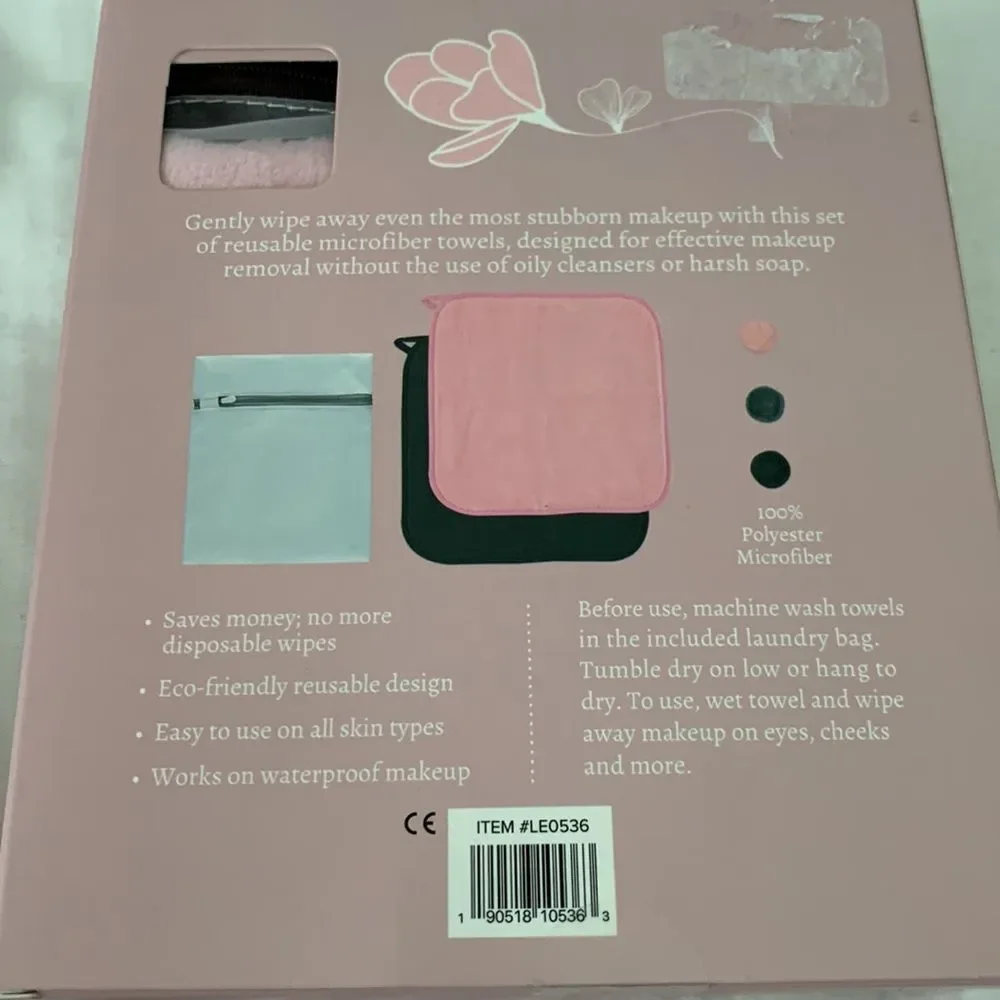 NIB, Lily Eden Reusable Make-up Remover Towel Set